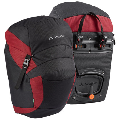 Borsa da bicicletta Vaude OnTour Front nero/rosso black/carmine