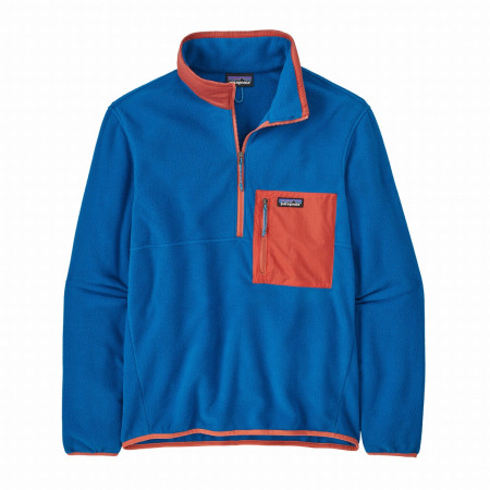 Felpa da uomo Patagonia M's Microdini 1/2 Zip P/O blu Endless Blue