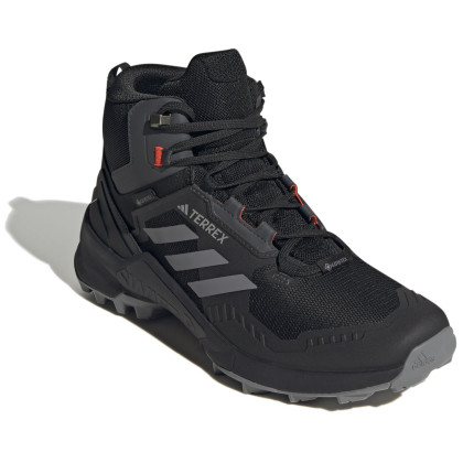 Scarpe da trekking da uomo Adidas Terrex Swift R3 Mid GTX nero/grigio Cblack/Grethr/Solred