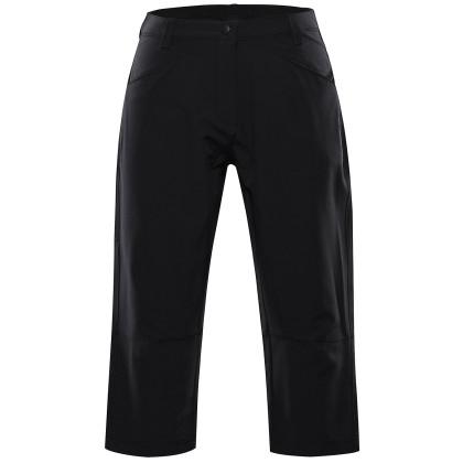 Pantaloni a 3/4 da donna Alpine Pro Wedera nero black