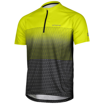 Maglia da ciclismo da uomo Etape Freetime 2.0 nero/giallo limeta/černá