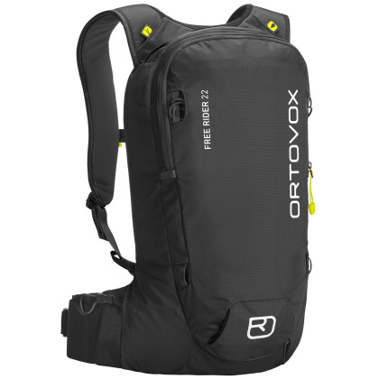 Zaino da scialpinismo Ortovox Free Rider 22 nero/bianco black raven