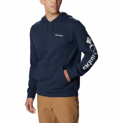 Felpa da uomo Columbia Columbia Trek™ Hoodie blu scuro Collegiate Navy, CSC Sleeve Logo