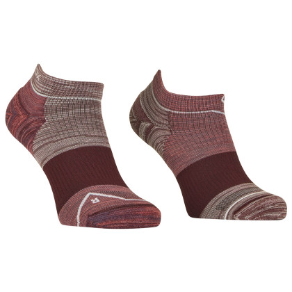 Calzini da donna Ortovox Alpine Low Socks W rosa/bordeaux Wild Rose