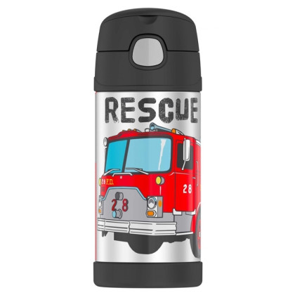 Thermos per bambini Thermos Funtainer rosso/grigio Firefighters