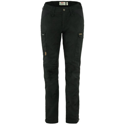 Pantaloni da donna Fjällräven Kaipak Trousers Curved W nero black