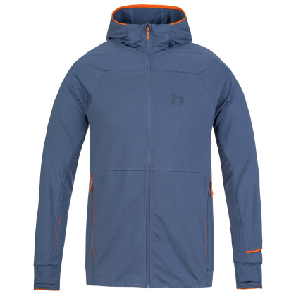 Felpa da uomo Hannah Ethan Hoody blu/grigio bering sea mel