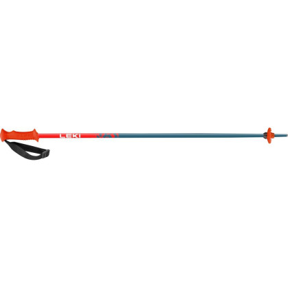 Bastoncini da sci Leki Rider rosso/blu petrol-bright red-white