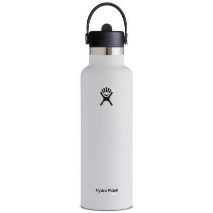 Thermos Hydro Flask Standard Flex Straw Cap 21 OZ bianco White