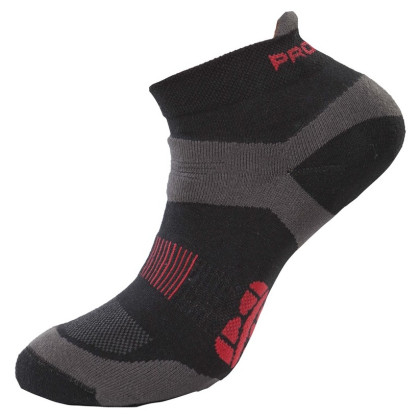 Calze Progress RNS 8JB Running Sox nero/grigio Black/Tm