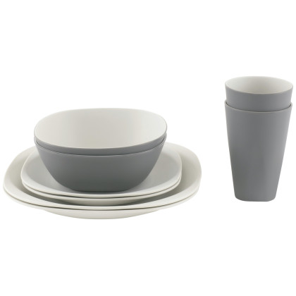 Set di stoviglie Outwell Gala 2 Person Dinner Set 2023 grigio Grey & Sand