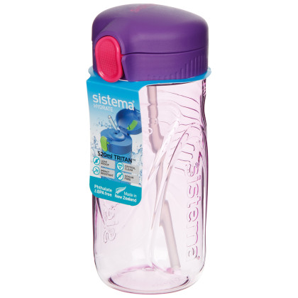 Borraccia Sistema Quick Flip 520ml viola