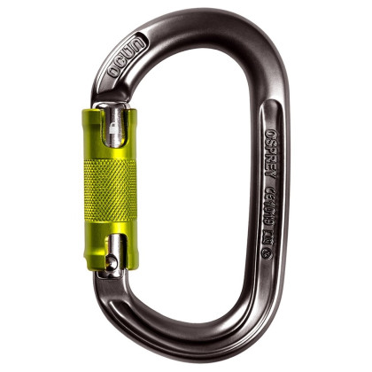 Moschettone Ocún Osprey twist argento Anthracite