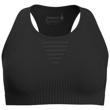 Intimo funzionale da donna Smartwool W Intraknit Racerback Bra nero Black