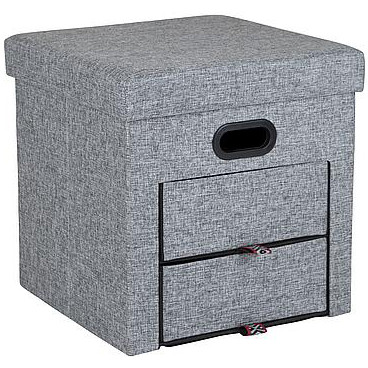 Sgabello Bo-Camp Holborn Ottoman grigio Grey