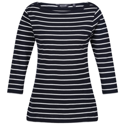 Maglietta da donna Regatta Bayletta Tee blu/bianco Navy/White