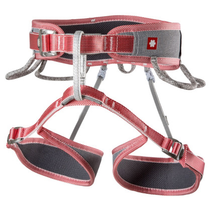 Imbracatura da arrampicata da donna Ocún TWIST TECH ECO LADY rosso/grigio Grey/Red