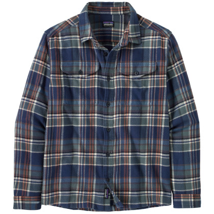 Camicia da uomo Patagonia M's Fjord Flannel Shirt blu Adventurer: New Navy