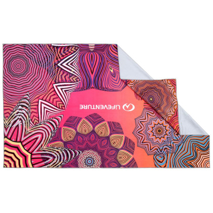 Asciugamano ad asciugatura rapida LifeVenture Printed SoftFibre Trek Towel mix2 Mandala