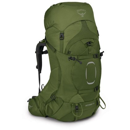 Zaino Osprey Aether 65 II verde GarlicMustardGreen