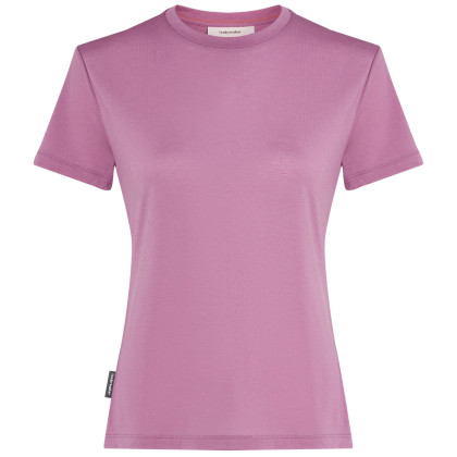 Maglietta sportiva da donna Icebreaker W Mer Core SS Tee rosa Deco