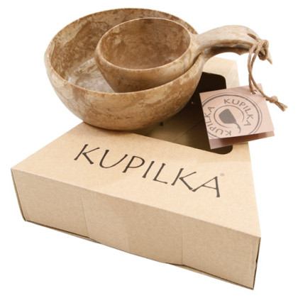 Ciotola e piatto Kupilka Kuksa 55 + 21 Set marrone Brown