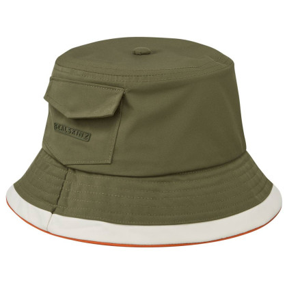 Cappello da turista SealSkinz Seething khaki scuro/beige Olive