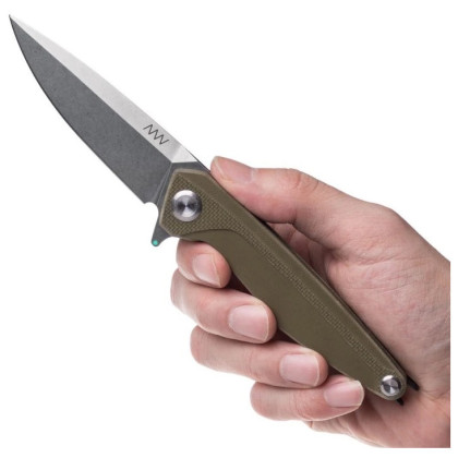 Coltello chiudubile Acta non verba Z300 BB Stonewash/G10/Liner Lock verde olive