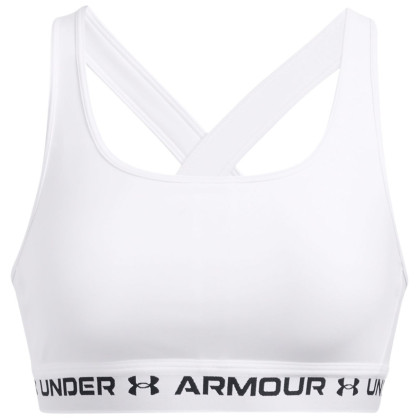 Reggiseno sportivo Under Armour Crossback Mid Bra bianco WHT