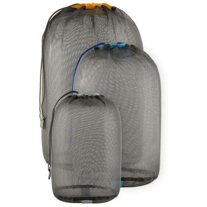 Custodia Sea to Summit Mesh Stuff Sack Set 5, 8, 13L nero Beluga (High Rise, Blue Atoll, Zinnia)