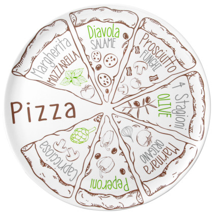 Piatto Brunner Pasta&Salad Pizza Set