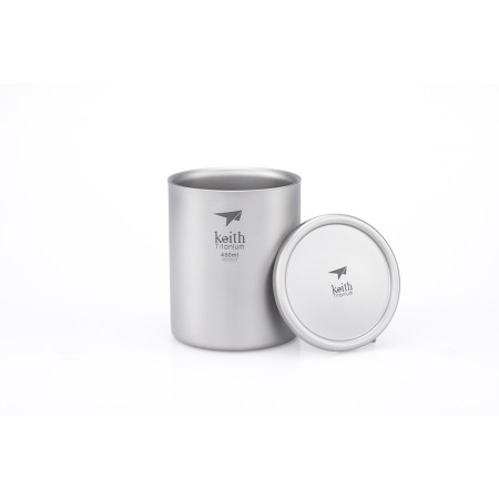 Tazza termica Keith Titanium Double-Wall Tit. Mug 450 ml