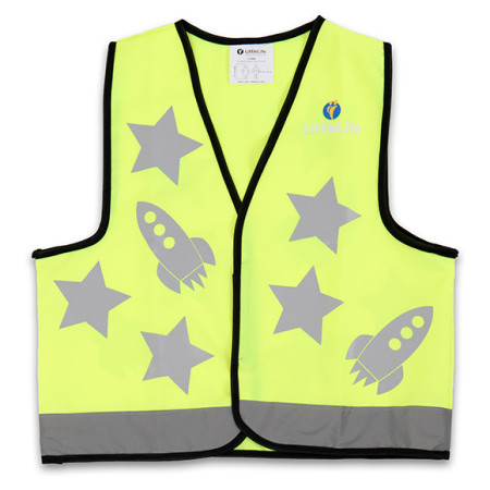 Gilet per bambini LittleLife Hi-Vis Safety Vest giallo