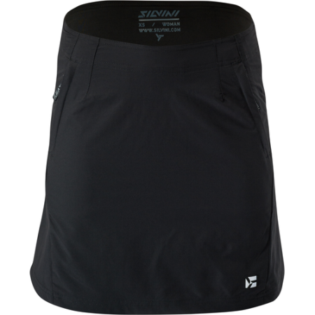 Gonna da ciclismo da donna Silvini Invio nero black
