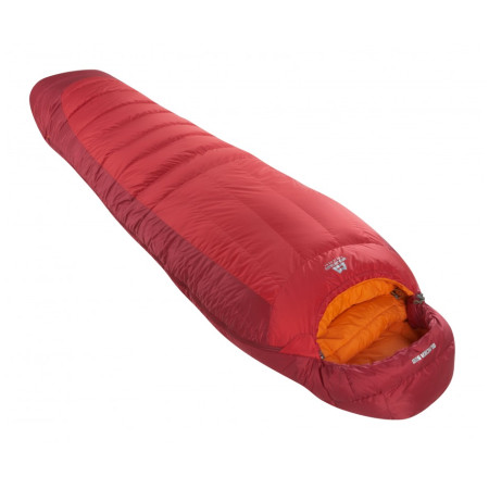 Sacco a pelo in piuma Mountain Equipment Glacier 500 XL rosso
