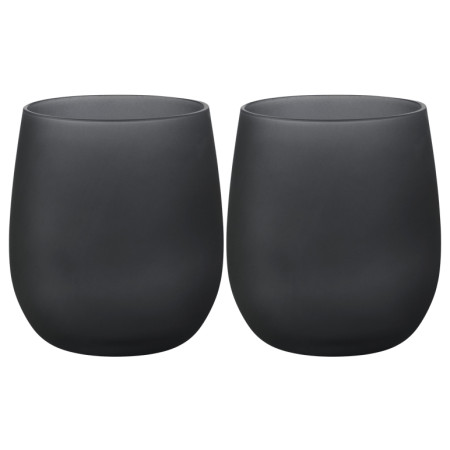 Set di bicchieri Brunner Waterglass Blacksatin Set - 2ks nero