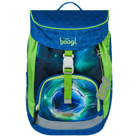 Zaino di scuola Baagl Airy blu/verde modrá (fotbal míč)