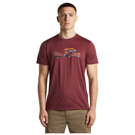 Maglietta funzionale da uomo Icebreaker Men Merino 150 Tech Lite SS Tee Transportage