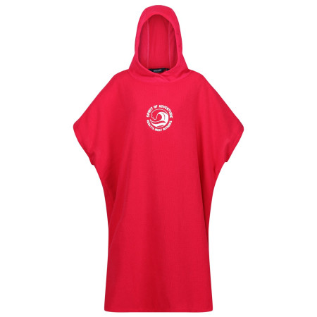 Poncho Regatta Adult Towel Robe rosso Pink Potion