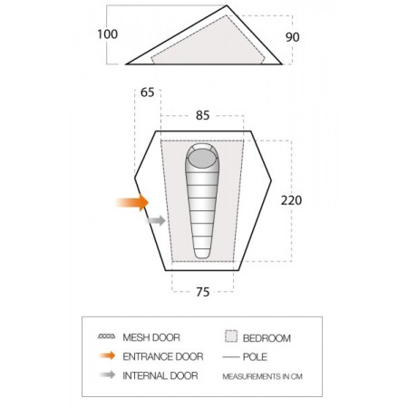Tenda da trekking Vango Heddon 100
