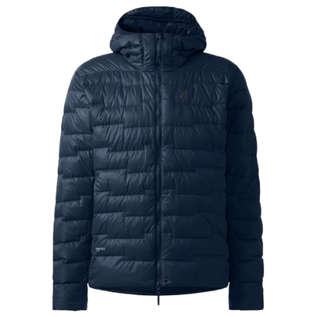 Giacca da uomo Haglöfs ROC Flash Down hood blu scuro Tarn Blue