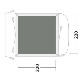 Tappeto per tenda Outwell Cozy Carpet Daytona Air / Pine Hills