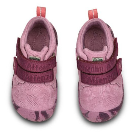 Scarpe da bambino Affenzahn Prewalker Low Boot Leather Talky - Otter