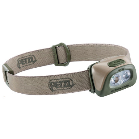 Lampada frontale Petzl Tactikka + RGB 350 lm beige desert