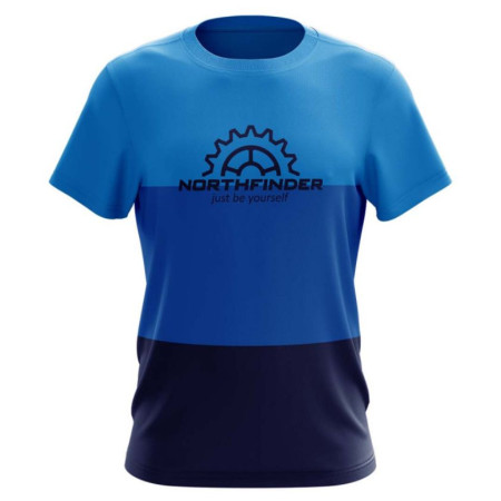 Maglia da ciclismo da uomo Northfinder Marcos blu 281blue