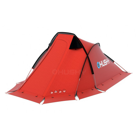 Tenda ultraleggera Husky Flame 1 rosso