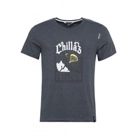 Maglietta da uomo Chillaz Solstein Freedom nero black melange
