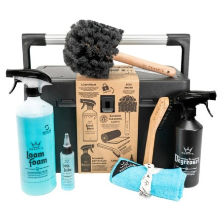 Kit di pulizia Peaty´s Complete Bicycle Cleaning Kit nero/blu