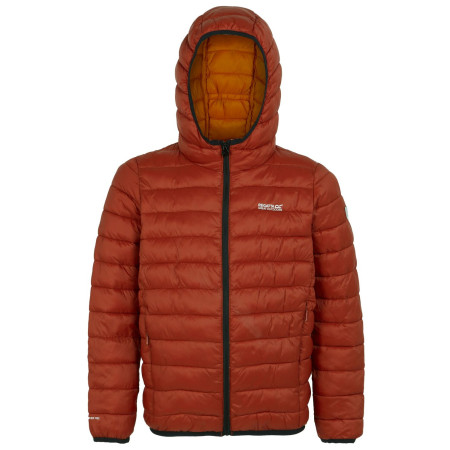 Giacca invernale per bambini Regatta Junior Hooded Marizion Rooibos Tea arancione Rooibos Tea(Black)