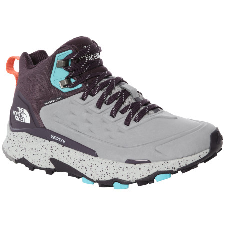 Scarpe da donna The North Face Vectiv Exploris Mid Futurelight Leather blu/grigio Meldgry/Darkgglantpurpl